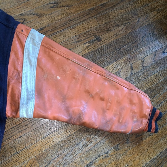 Vintage 80s Illinois Wool Varsity Jacket - Picture 10 of 11